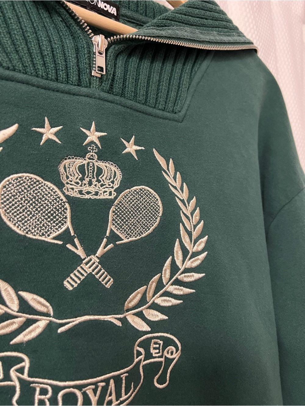 Fashion Nova Members Only Royal Club Sweatshirt -Small - Picture 4 of 9
